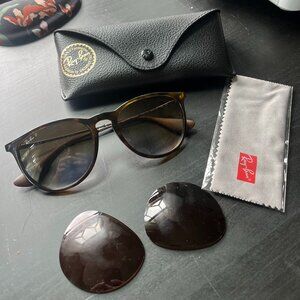 Scratched Ray-Ban Erika Polarized Sunglasses